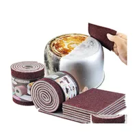 Sponges Scouring Pads Magic Cleaning Household Kitchen Utensils Pot Rust And Oil Wash Emery Sponge Drop Delivery Home Garden House Dhfdn