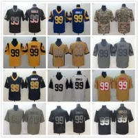 Football 99 Aaron Donald Men Jersey All Stitched Team Color Black White Grey Leopard Grain Rainbow Smoke Drift Flag Hyphenation Goddess For Sport Fans Color Rush