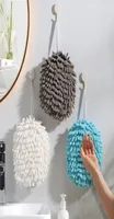 Chenille Hand Towels Quickdry Soft Hand Towel High Water Absorption Hanging Ball Towers Kitchen Bathroom Accessories 2207273352048