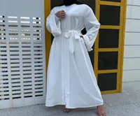 مفتوح Kaftan Dubai Abaya Turkey Kimono Cardigan الإسلام الإسلامي Hijab Dress Jilbab Abayas للنساء Robe Ete Caftan Islamic Clothing 9251290