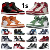 JD4 Jumpman 1 retro 1s Mens basketball shoes sneakers Lost and Found Starfish Taxi Stage Haze Bred Patent Panda Chicago Smoke Grey womens trainers sports