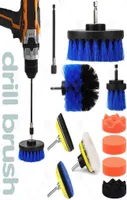 Power Scrubber Drill Brush Attachment Set For Bathroom Surfaces Grout Floor Tub Shower Tile Kitchen Car Cleaning Wash Sponge 220114402336