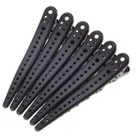 6Pcs set Black Hair Styling Section Clip Pro Salon Hair Pins Clips Grips Barrette Popularity Simple Hairpin Tools