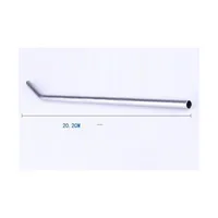 Drinking Straws Dhs Wholesale Stainless Steel St Bend 300Pcs Lot Drop Delivery Home Garden Kitchen Dining Bar Barware Dhcsw