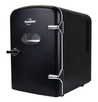Koolatron 6 Can AC DC Retro Mini Cooler Mini koelkast in zwart
