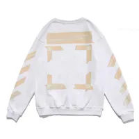 Classic Women's Luxury Pullover Jackets Sweatshirts Women Brand Offs Tops Hoodies Sweater Men Arrow Cross Letter Imprimer Designer Street Trend Yhi0