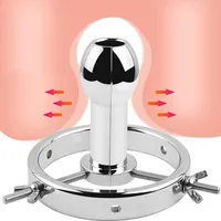Beauty Items camaTech Stainless Steel Hollow Spreader Vaginal Dilator Adjustable Metal Anal Plug Speculum Mirror BDSM Pussy Expansion Device