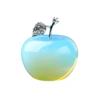 التفاح الكريستال الطبيعي شفاء روز الكوارتز التمييز الهدية الزخرفة النحت