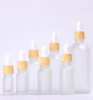 Test Frosted Clear Glass Dropper Bottle Bottle Kosmetics Pojemniki do pipet do opakowania olejku eterycznego Butelki 10 ml11984786