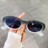 نظارة شمسية رجعية للنساء الرجال 2023 تصميم العلامة التجارية العصرية سامل سامل إطار نظارات الشمس ظلال y2k جلاس امرأة نظارة LUNETTE