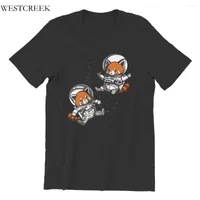 남성용 T 셔츠 도매 티셔츠 공간 레드 팬더 곰 우주 비행사 펑크 슬리브 스트리트웨어 최고 품질 Tshirts 33437