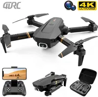 Electric RC Aircraft 4DRC V4 RC drone 4k WIFI live video FPV 4K 1080P drones with HD 4k Wide Angle profesional Camera quadrocopter dron TOYs 230113