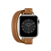 Attelage Double Tour Smart Straps For Apple Watch Ultra 49mm band 41mm 45mm 40mm 44mm 42mm 38mm Genuine Leather watchband bracelet iWatch Series 8 7 3 4 5 6 SE strap