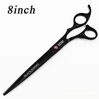Hair Scissors BLACK KNIGHT Professional 8 inch pet scissors Hairdressing Barber hair Cutting shears salon 230114
