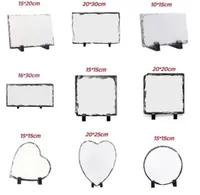 sublimation Blank photo slate stone plaque Heat Transfer Picture Frame Blanks 001
