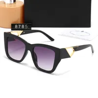 2023 Designerskie okulary przeciwsłoneczne Klasyczne okulary goggle luksus 8785 Outdoor plażowe okulary przeciwsłoneczne dla mężczyzny mieszanka kolorowy kolor Triangular Eqdy