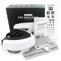 Augenmassagegeräte 6d Smart Airbag Vibration Care Instruming Heizung Bluetooth Musik lindert Ermüdung und dunkle Kreise Schlafmaske 230113