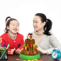 Kids Creative Family Party Game Funny Decompression Toy Party Board Game Desktop Squirrel Bouncing Bucket Toy Birthday Gifts T22073052377