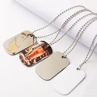 Pendant Necklaces Sublimation Blank Heat Transfer Double-sided Printing Car Hanging Ornaments For Auto Home Decor