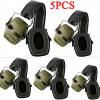 Cell Phone Earphones 1 4 5pcs Electronic Shooting Earmuff Impact Sport Anti noise Ear Protector Sound Amplification Tactical Hear Protective Headset 230113