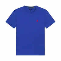 スモールホースメンズTシャツブランドデザインポロシャツ刺繍半袖カジュアルメンシャツ