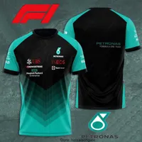 2023 For Mercedes Ben F1 Racing T Shirts Formula One Petronas Motorsport Team Car Fan Men's Summer Quick Dry Breathable Jerseys