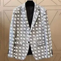 Men&#039;s Suits Blazers Mens Blazer Italy Paris Luxury Jacket Brand Long Sleeve Jackets Suit Wedding Dress EGXH