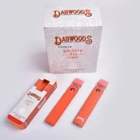Disposable Vape Pen Pods Dabwoods Starter Kits E Cigarettes Empty Vapes Pod 1ML Thick Oil Vaporizer Pens Rechargeable 280mAh Built-in Battery Snap-on Tips