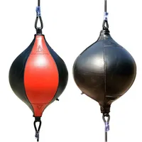 Punching Balls Pu Hanging Punching Ball Pear Boxing Bag Fitness Sports Equipment Training Adults Boules de vitesse réflexe gonflable 230114