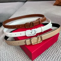 Cinturones de diseñador cinturones para mujer ancho 2.5 cm múltiples colores hebillas de metal estilo de negocio de estilo de moda
