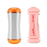 Adult Massager Sex Machine Automatic Male Masturbator Erotic Toys for Men Dual Channel Anal Vagina Masturbation Cup Real 10 Speeds
