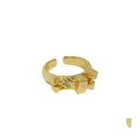 Anelli a grappolo shanice sterling sier 925 regali di irregar semplici per donne oro regolabile anello aperto bague femme 2021 gioielli di tendenza dh4f6