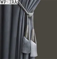 2PcsPair Curtain Brush Tiebacks Tassel Fringe Hanging Belt Balls Curtain Accessories Holderback Tie Backs Lashing CPDS01320 T205365420
