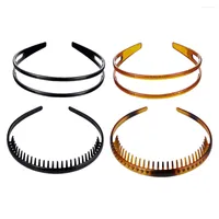 Bandanas Hair Headband Band Headbands Wavy Hoopwomen Comb Teeth Hoops Bands Spring Nonhead Zag Toothed Zig Wraps Accessories Hairband