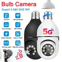 5G Wifi E27 Bulb Surveillance Camera WiFi Camera Night Vision Security IP Camera 4X Digital Zoom Motion Detection Video Surveillance