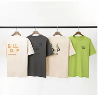 Erkekler T-Shirts T-Shirts Tasarımcı Galerileri Konutlar Gömlek Alfabe Baskı Trendi Temel Tasarlama Trendi Gevşek Moda Gevşek Kısa Tişört Yarım Kollu Tees 4LC6C
