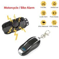 Alarm Systems Bicycles Motorcycle Anti-Theft Vibration Remote Control Smart Bluetooth-compatible Door And Window Alarms