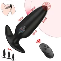 Adult Massager Vibrating Butt Plugs Dildo Vibrator Prostate Massage Wireless Remote Control Anal Plug G-spot Stimulator Sex Toys for Man woman