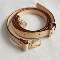 Replacement Bag Strap 1 4 120CM Adjustable Bag Accessories Gold Hardware Crossbody strap Real Leather241y