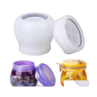 Other Festive Party Supplies Sile Tank Mod Diy Pudding Jar Jewelry Storage Box Epoxy Casting Mold With Lids Gifts Drop Delivery Ho Dhv9Y