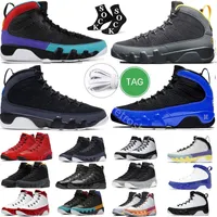 Jumpman 9 Men Basketball Shoes 9S Fir Red Particle Grey Racer University Blue Gold Bred Patent Anthracite Trainers Trainers Outdoor Sports Contakers