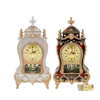 Desk Table Clocks Alarm Clock Vintage Classical Royalty Sitting Room Tv Cabinet Imperial Furnishing Creative Sit Pendum Drop Deliv Dh1Vq