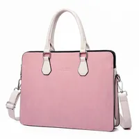 Stylish Laptop bag for Women 15 6 15 14 13 3 13 inch High quality PU Leather notebook computer bags 2020 K1250G298m
