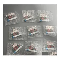 Christmas Decorations Birthday Party Decoration Pendant 2021 Quarantine Family Of 19 Heads Syringe Ornament Pandemic With Face Masks Dh0Tc