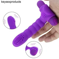 Adult Massager Finger Vibrator Toys for Couples Mini Dildo g Spot Massage Clitoris Stimulator Sex for Women Female Masturbator Adults Shop