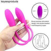 Adult Massager Double Egg Head Motor Clitoris Stimulator for Couple Powerful g Spot Vibrator Vibrating Vagina Intimate Goods Sex Toys