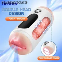 Adult Massager Automatic Masturbator Airplane Cup Male Articles Masturb Retractable Clip Electric Double Channel Dual-use Sex Toy