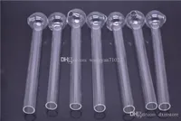 20 cm più grande tubo di bruciatore in vetro trasparente tubo di vetro tubo di vetro spesso pipa olio dritta per fumare