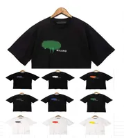 Chemise pour hommes Tshirt Palms Shirts for Men Boy Girl Sweat Tee Shirts Imprimer Lettre respirant anges d￩contract￩s T-shirts 100% coton pur