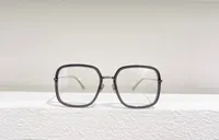 Kvinnors glasögon ram klar lins män solgassar modestil skyddar ögonen UV400 med fall A1L